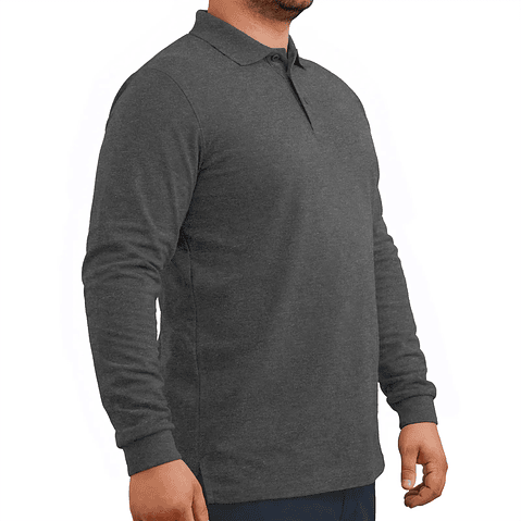 Polera Pique Manga Larga / Fundamental Work 230 - Hombre 14