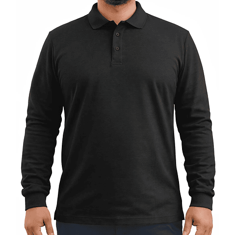 Polera Pique Manga Larga / Fundamental Work 230 - Hombre 16
