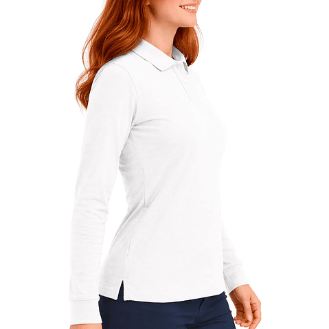 Polera Pique Manga Larga / Fundamental Work 230 - Dama 11