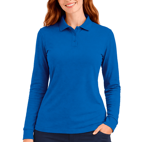 Polera Pique Manga Larga / Fundamental Work 230 - Dama 7