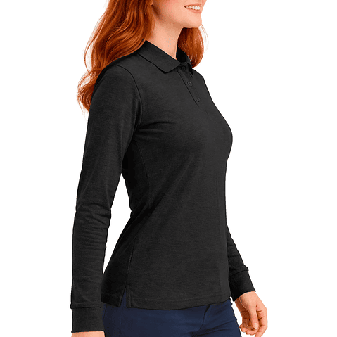 Polera Pique Manga Larga / Fundamental Work 230 - Dama 20