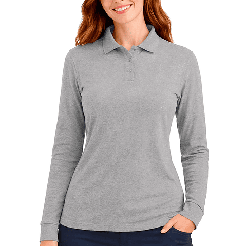 Polera Pique Manga Larga / Fundamental Work 230 - Dama 13