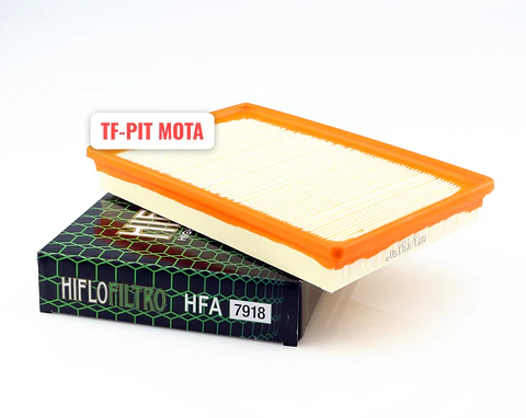 Filtro de ar HiFlo-Filtro HFA7918 para BMW S 1000 RR 08-18, S 1000 R 13-20, S 1000 XR 17-19 (K49), HP4, substitui o original BMW 13717717842.  