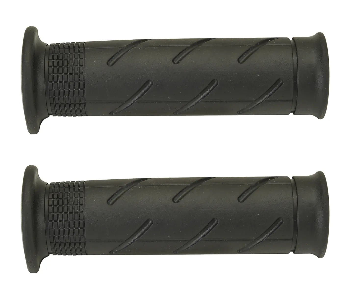 Punhos Domino Black Road, extremidade aberta, 120mm de comprimento (1 par) 1