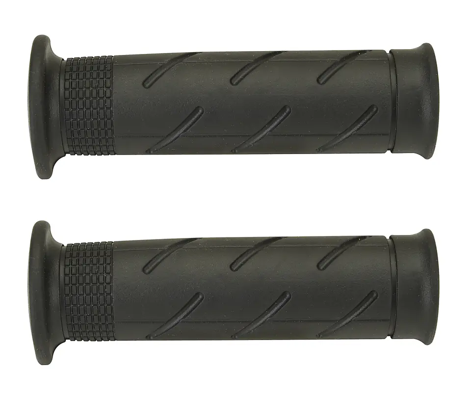 Punhos Domino Black Road, extremidade aberta, 120mm de comprimento (1 par) 1