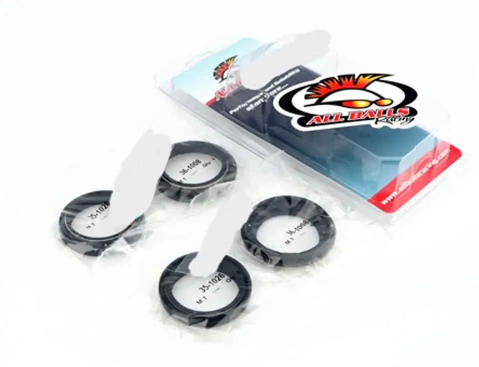 Kit de retentores de óleo e de poeira para garfo All Balls Racing 56-132, dimensões 41 x 54 x 11 O kit inclui 2 retentores de garfo e 2 guarda-pós. 1