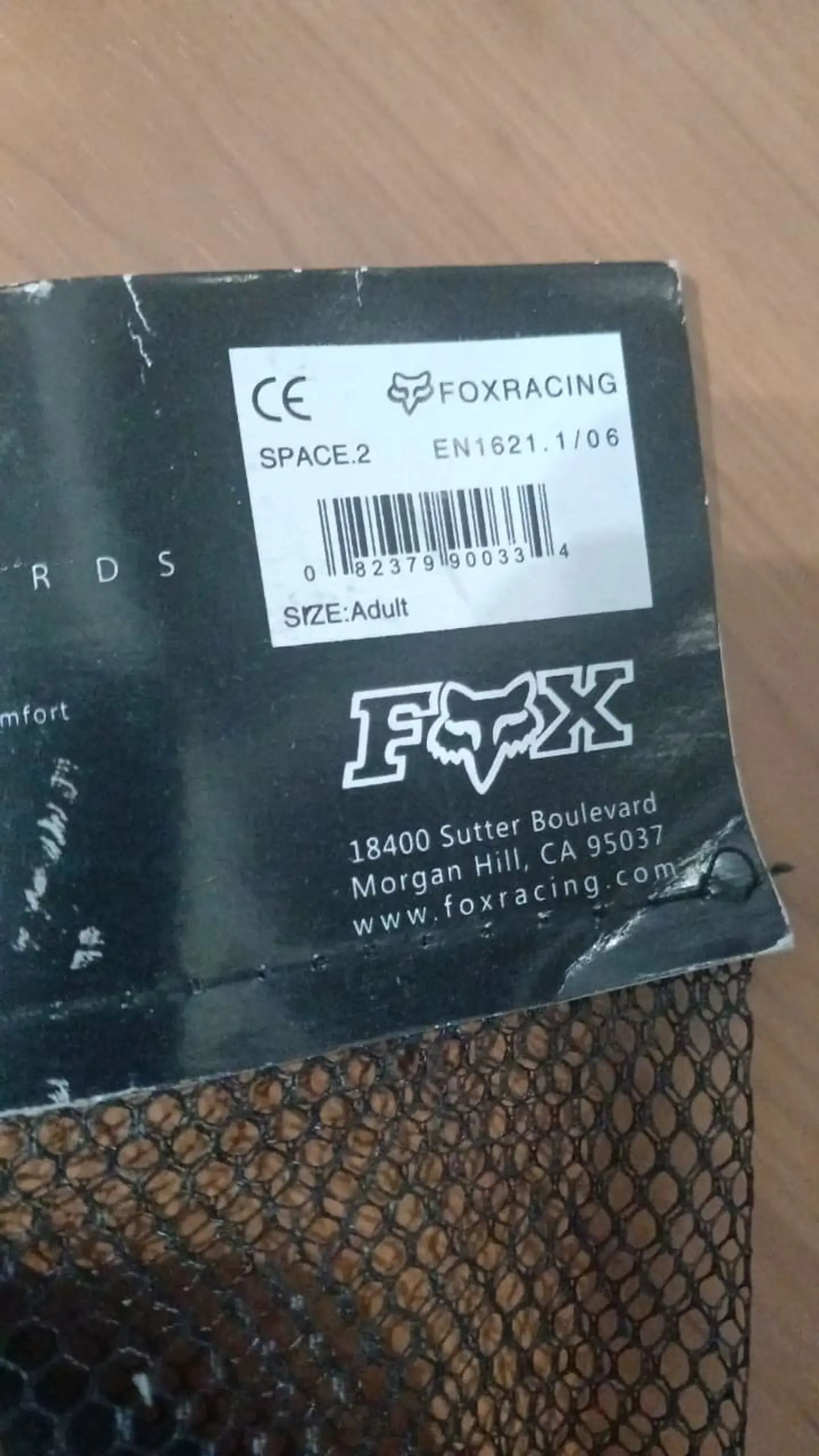 Joelheira Fox Racing 2