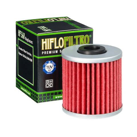 Filtro de óleo HiFlo-Filtro HF568 para Kymco Xciting 400, substitui o original 00115103.