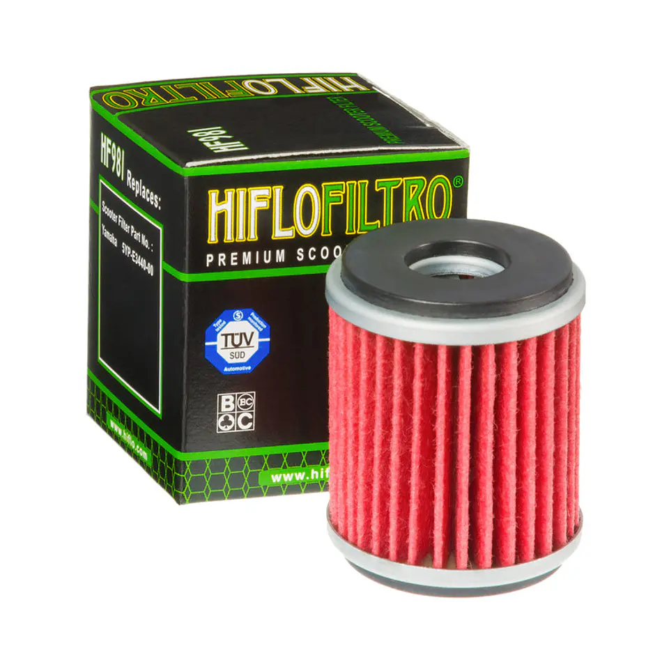 Filtro de óleo HiFlo-Filtro HF981, Yamaha X-Max 125 05-20, VP X City 125 07-08, WR 125X 09-13 1