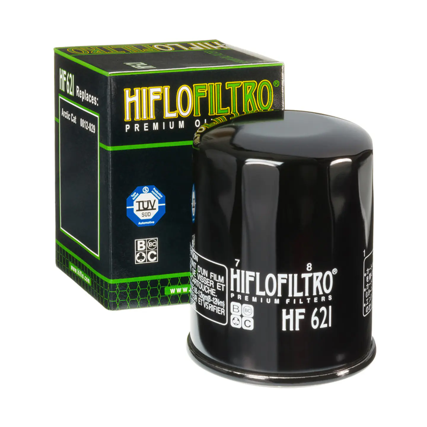 Filtro de óleo HiFlo-Filtro HF621 para ARCTIC CAT 650 1