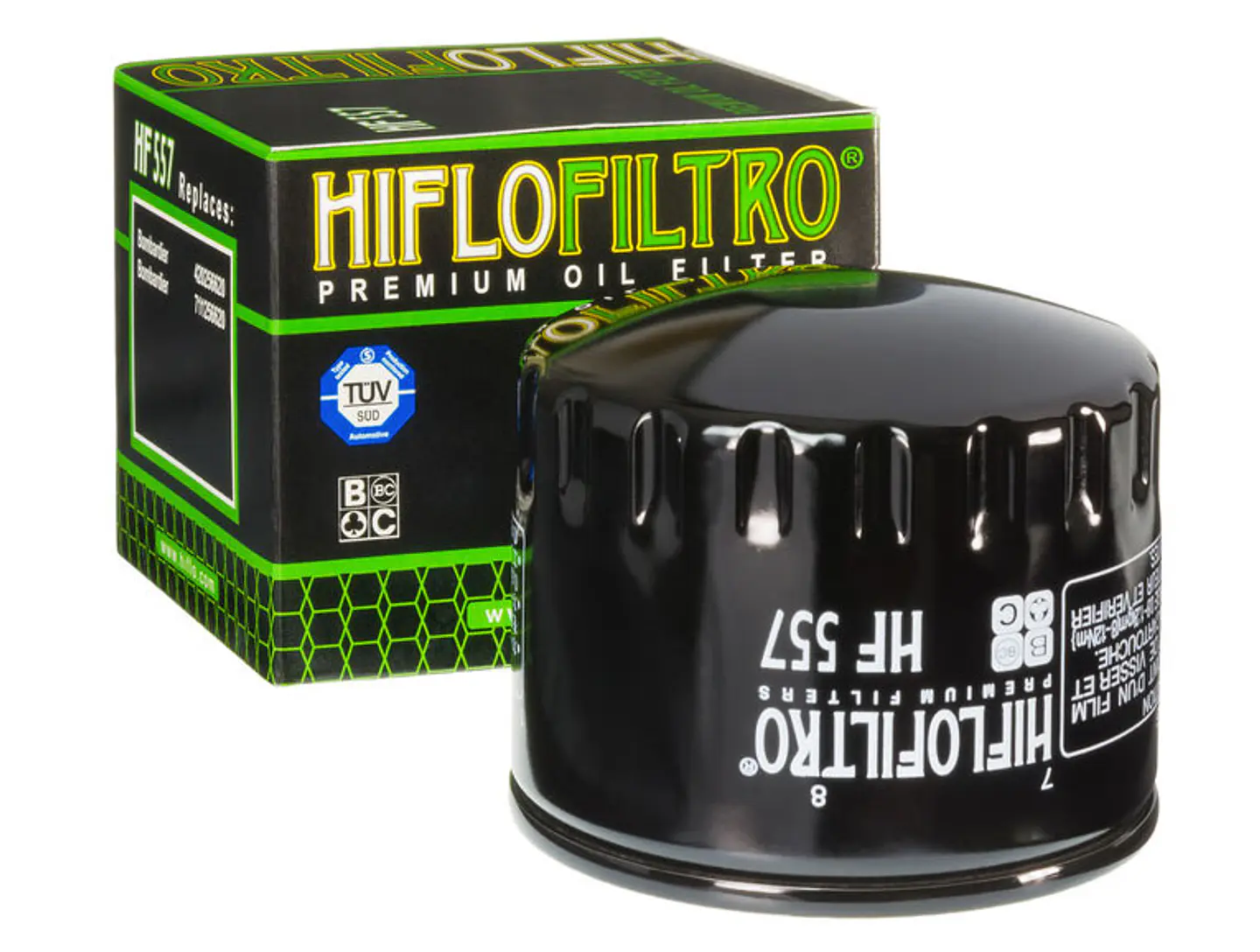 Filtro de óleo HiFlo-Filtro HF557 para BOMBARDIER TRAX500 1