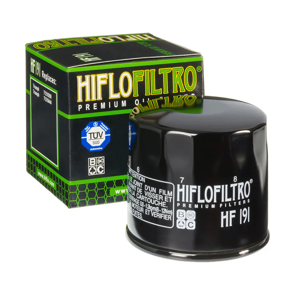 Filtro de óleo HiFlo-Filtro HF191 para Triumph, Benelli, Peugeot, QJMOTOR 1