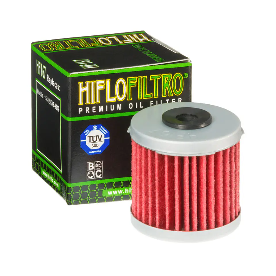 Filtro de óleo HiFlo-Filtro HF167  para LML STAR 4T 125-150 09-11 - DAELIM VS-VT 125 1