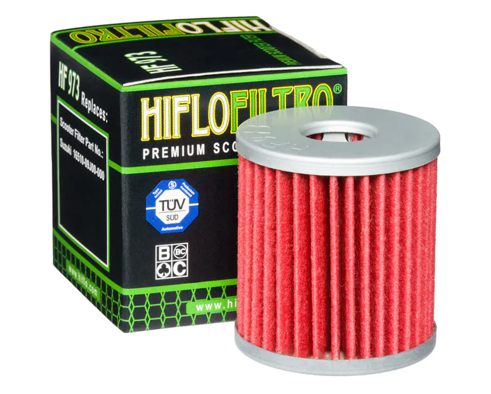 Filtro de óleo HiFlo-Filtro HF973 Premium Suzuki UK 110 Endereço 1