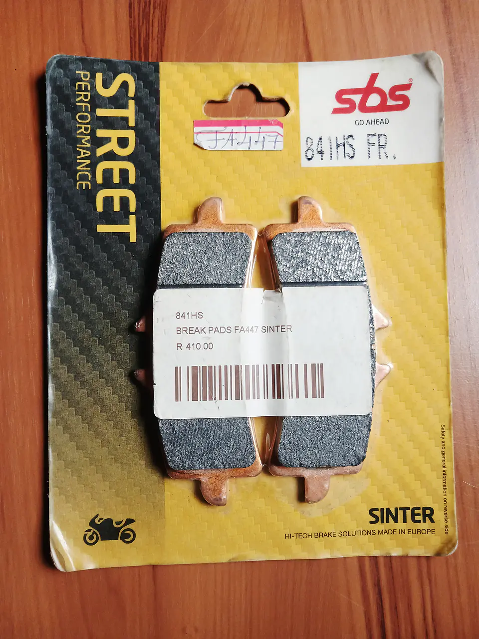 Calços SBS 841HS FR (o preço é mostrado para um lado) 1