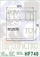 Filtro de óleo HiFlo-Filtro HF740 para motores marítimos Yamaha- Equivalencia HF750 - Thumbnail 2