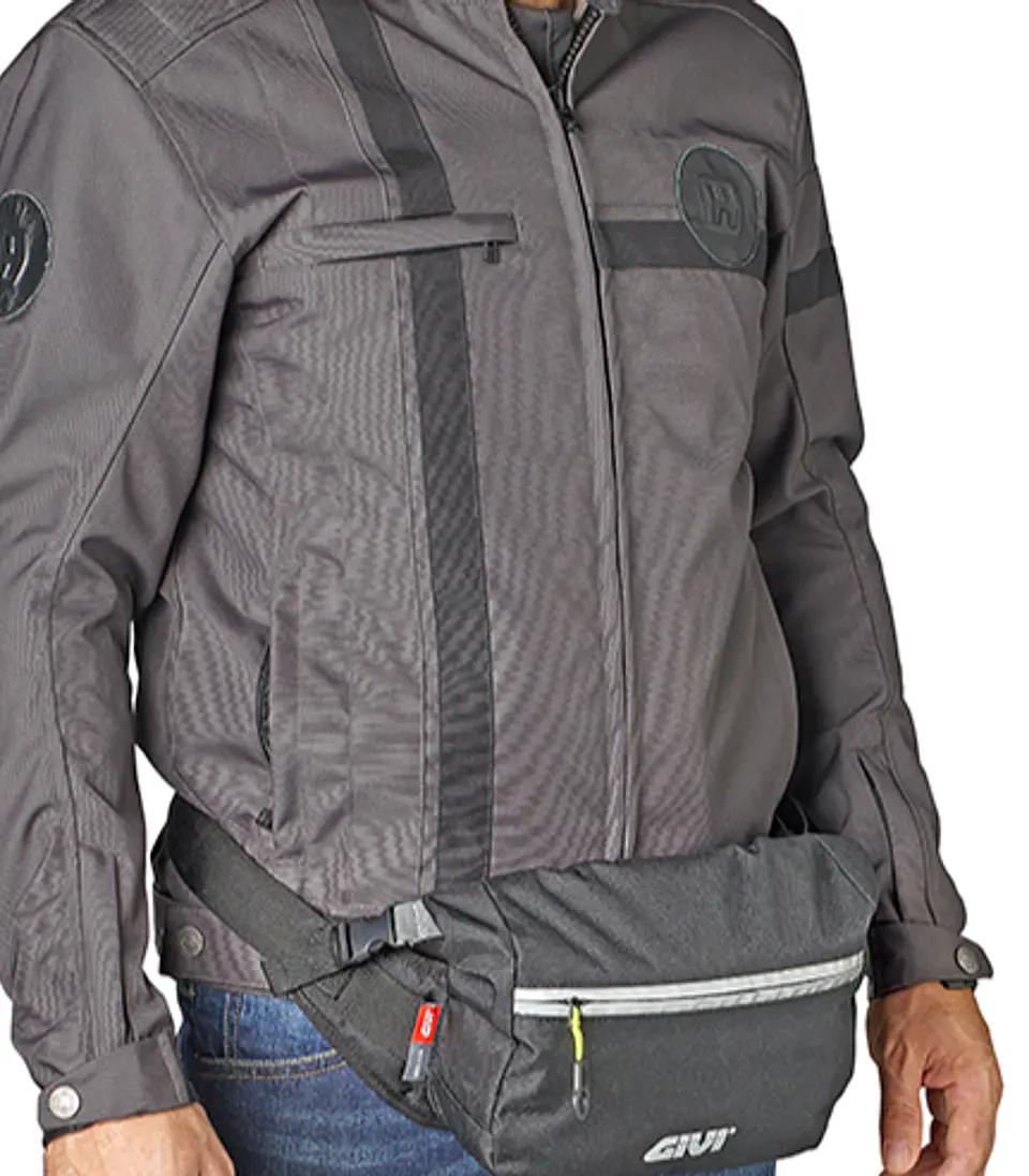 Bolsa de cintura Givi Easy-T EA125B resistente à água, dimensões 140x80x240 2