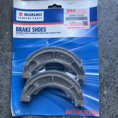 Cintas de travão traseiro originais Suzuki (número de peça 54400-07870)
