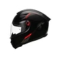 Capacete Integrado  MT Helmets Hummer Solid A1 Preto Brilhante. Tamanho- L - Thumbnail 3