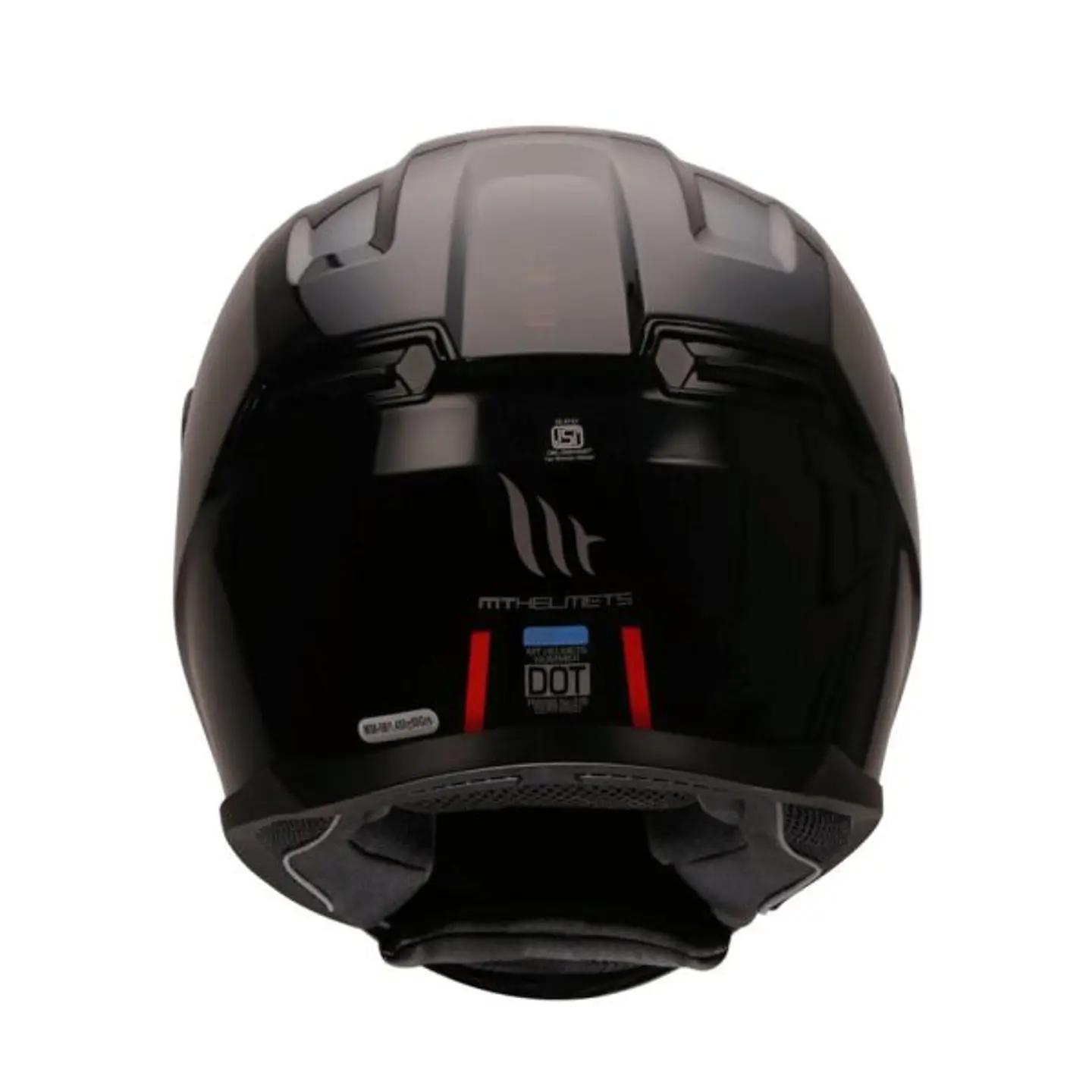 Capacete Integrado  MT Helmets Hummer Solid A1 Preto Brilhante. Tamanho- L 4