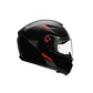 Capacete Integral  MT Helmets Hummer Solid A1 Preto Brilhante. Tamanho- XL - Thumbnail 4