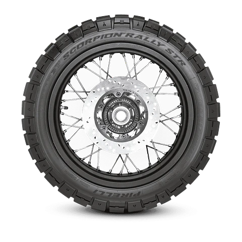 Pneu Pirelli Scorpion Rally STR 170/60 R17 72V M+S  Atrás- Trail / Adventure 70% asfalto e 30% terra.