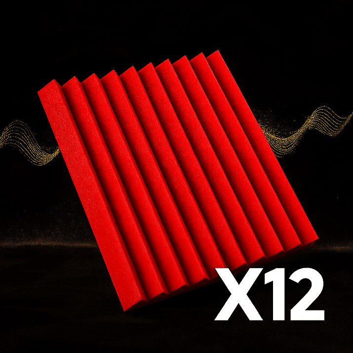 Pack Inicio (x12) – Espumas Acústicas AcusticWall 3