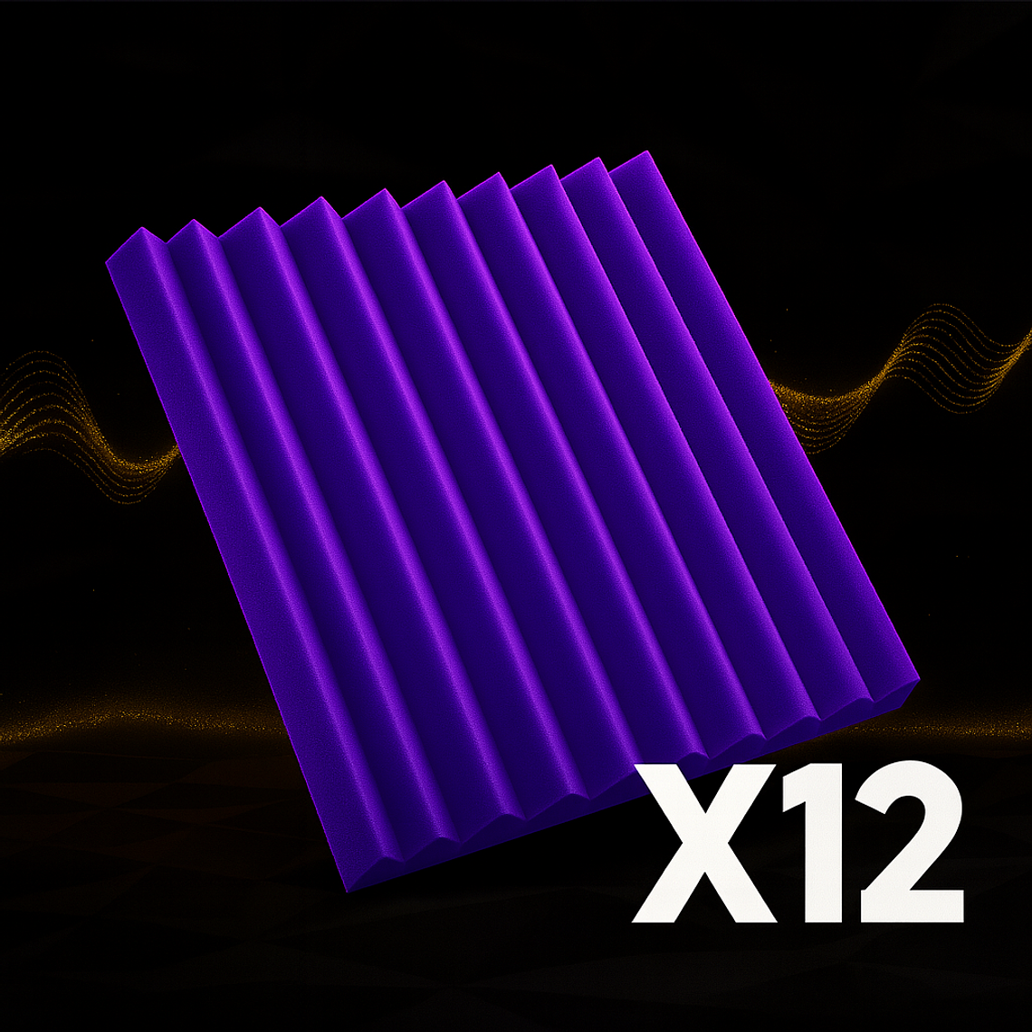 Pack Inicio (x12) – Espumas Acústicas AcusticWall 8