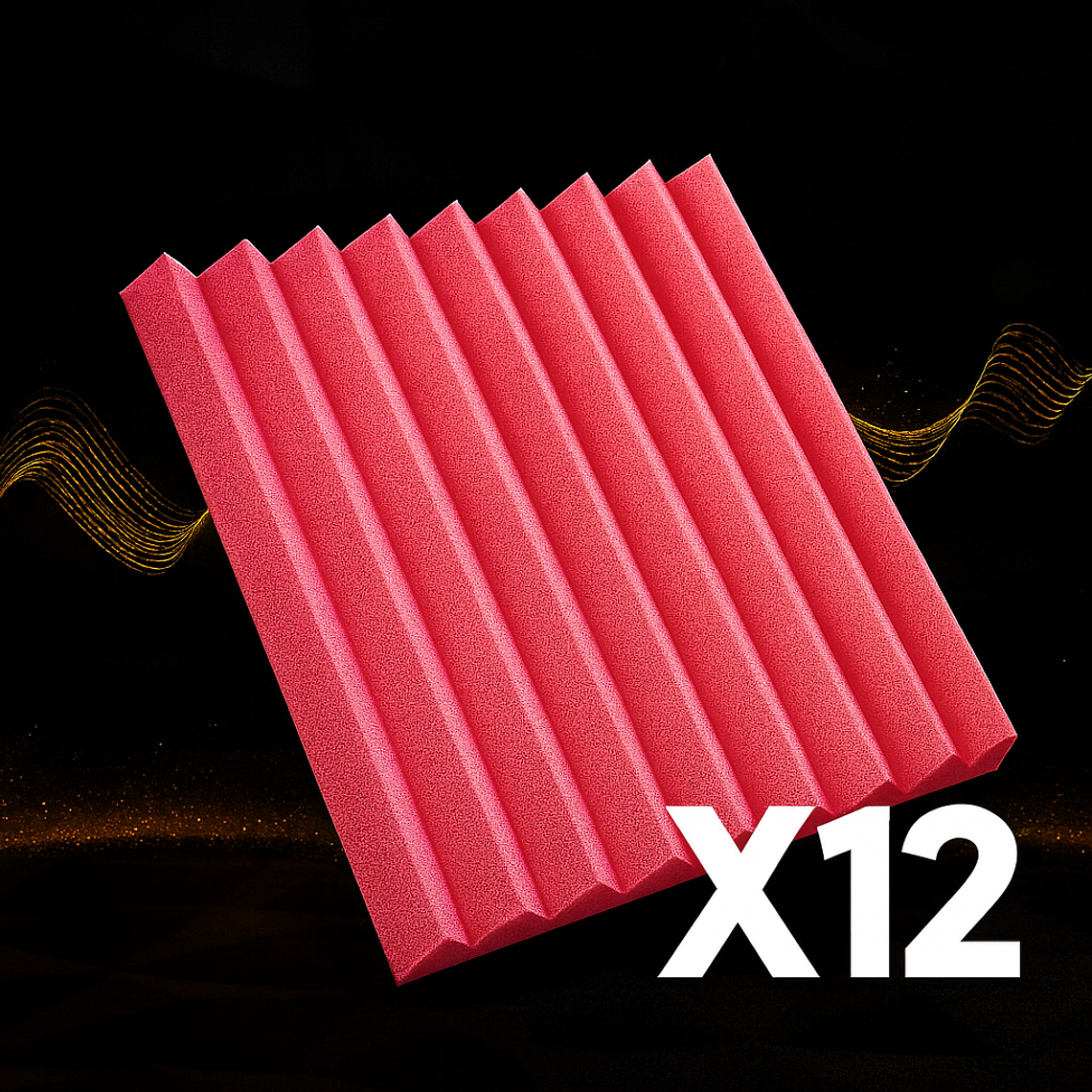 Pack Inicio (x12) – Espumas Acústicas AcusticWall 10