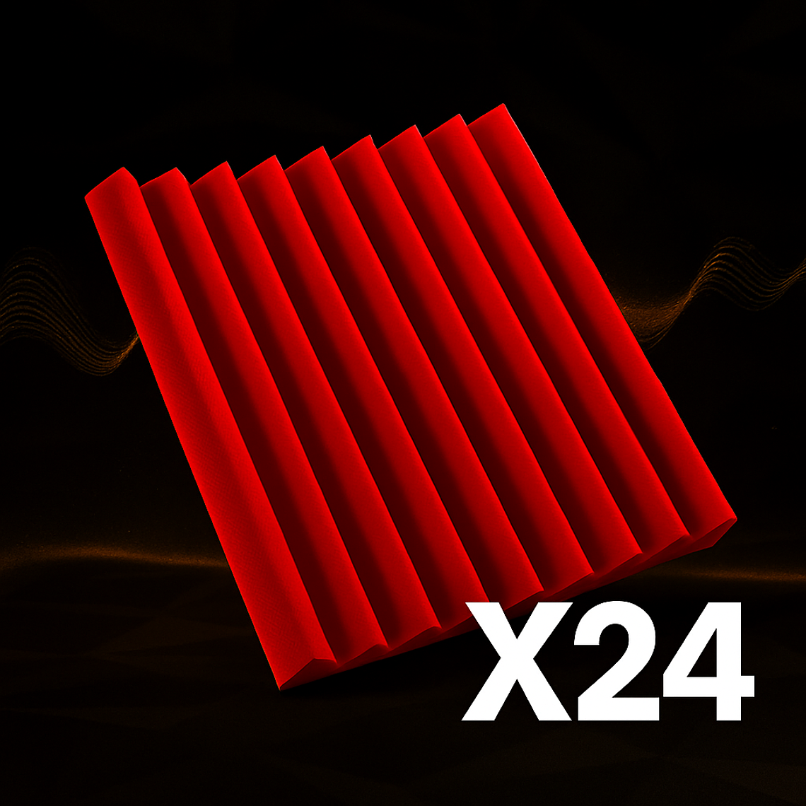 Pack Estudio (x24) – Espumas Acústicas AcusticWall 3