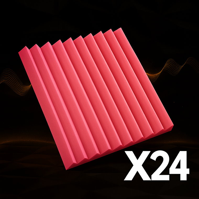 Pack Estudio (x24) – Espumas Acústicas AcusticWall 10