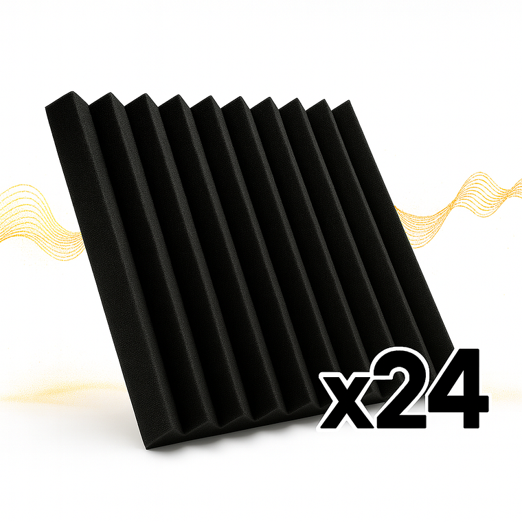 Pack Estudio (x24) – Espumas Acústicas AcusticWall 2