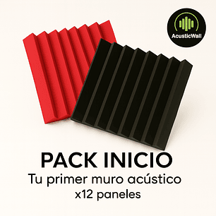 Pack Inicio (x12) – Espumas Acústicas AcusticWall