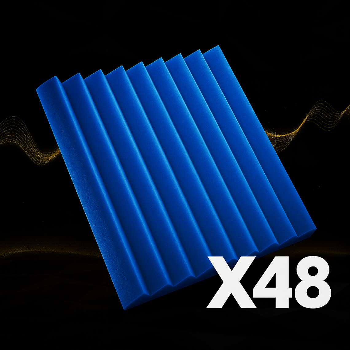 Pack Muro Completo (x48) – Espumas Acústicas AcusticWall 4