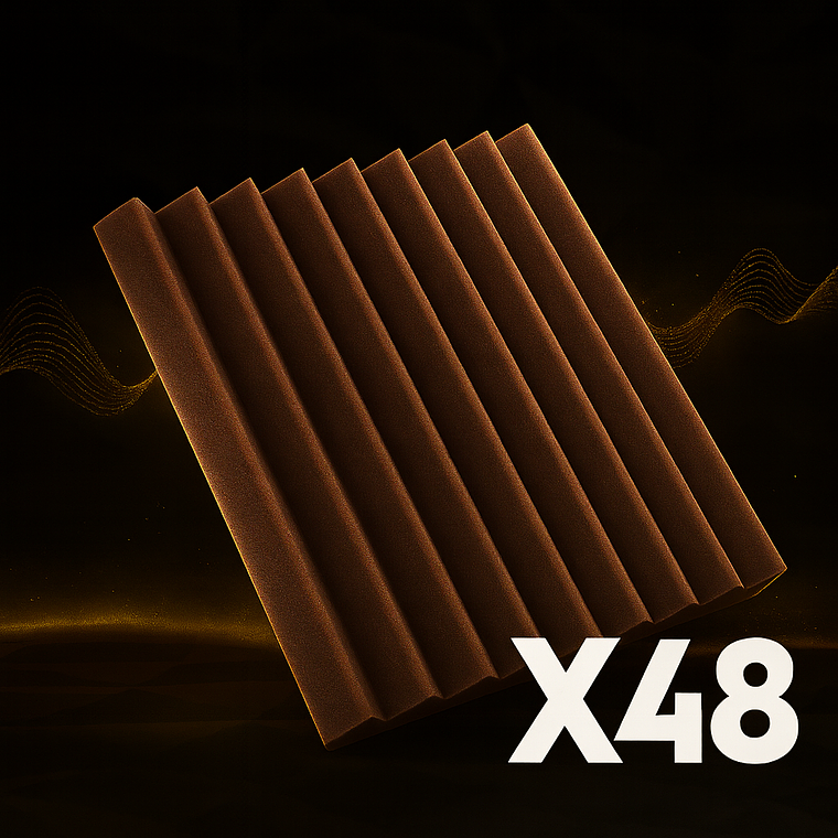 Pack Muro Completo (x48) – Espumas Acústicas AcusticWall 9