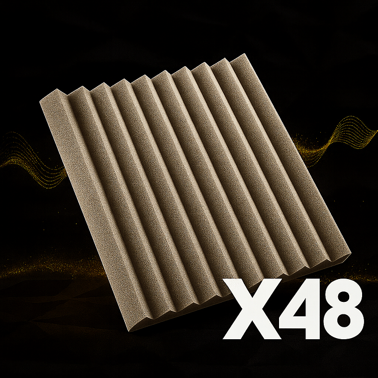 Pack Muro Completo (x48) – Espumas Acústicas AcusticWall 5