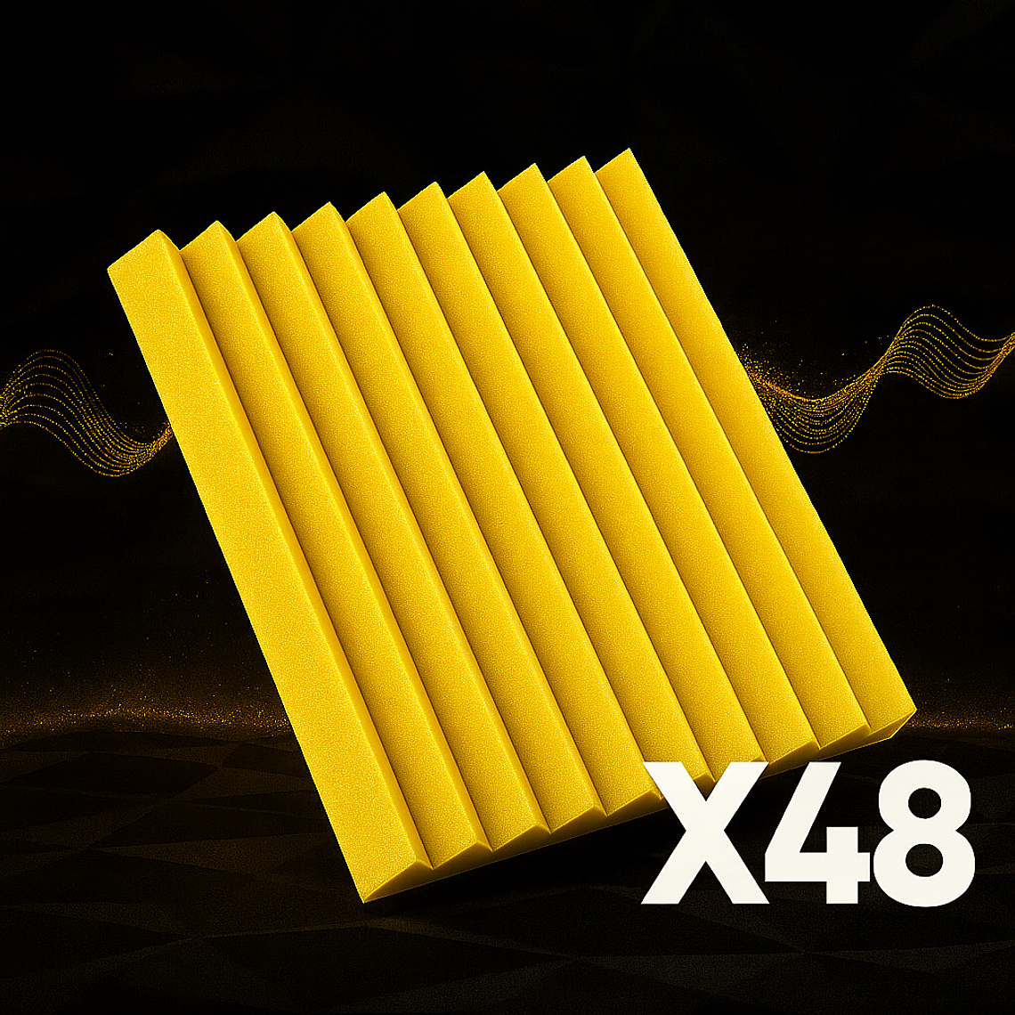 Pack Muro Completo (x48) – Espumas Acústicas AcusticWall 6