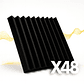 Pack Muro Completo (x48) – Espumas Acústicas AcusticWall - Miniatura 2