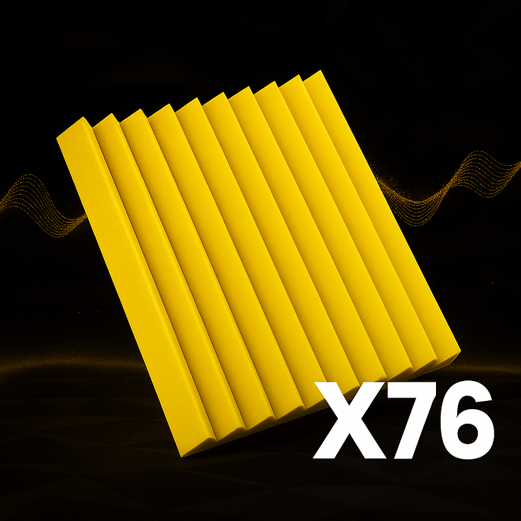 Pack Full Estudio (x76) – Espumas Acústicas AcusticWall 6
