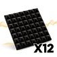 Piramidal Pack Inicio (x12) – Espumas Acústicas AcusticWall - Miniatura 2