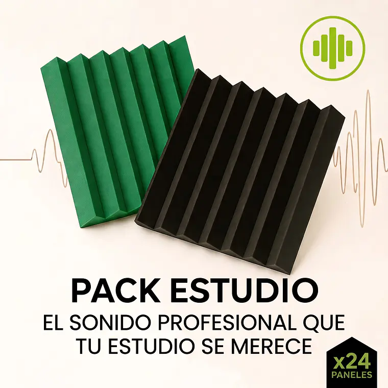 Pack Estudio x24: Control Acústico Real para Grabaciones Profesionales 1