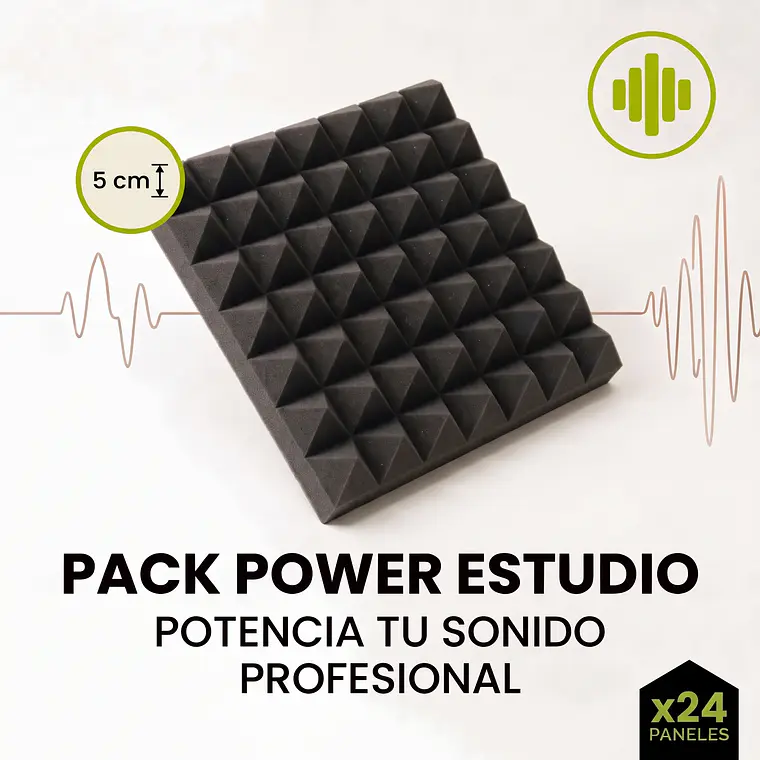 Pack Power Estudio x24: Potencia tu Sonido Profesional y 5 cm de Espesor 3
