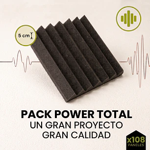 Pack Power Total x108: Control Absoluto del Sonido y 5 cm de Espesor
