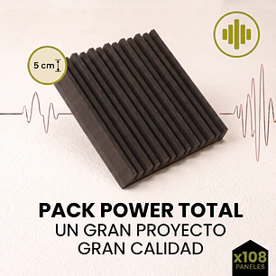 Pack Power Total x108: Máxima Cobertura para Espacios Grandes y 5 cm de Espesor