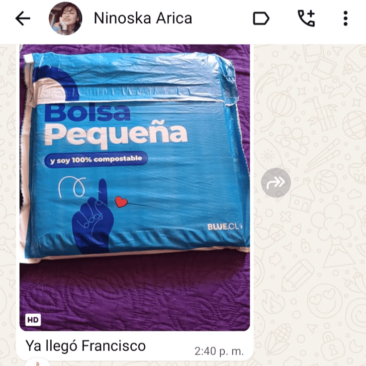 Pedido de espumas acústicas AcusticWall recién entregado a cliente, envío recibido en domicilio por Blue Express