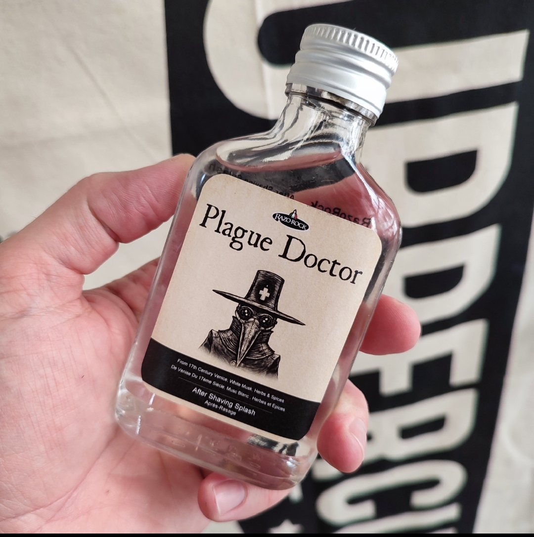 Razorock Plague Doctor Aftershave – 100 Ml, Italienischer Herren-Duft Nach Historischem Rezept