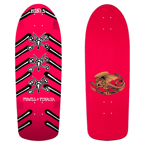 Tábua Powell Peralta OG Rat Bones Flower Pink - 10
