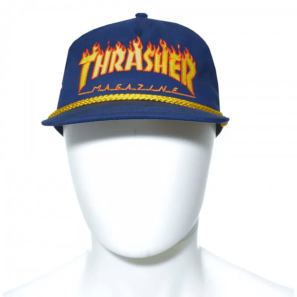Boné Thrasher Rope Snapback - Azul Marinho 3