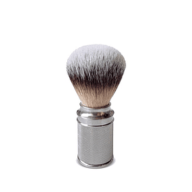 Epsilon - Pincel de Barbear com Cabo em Metal Prateado