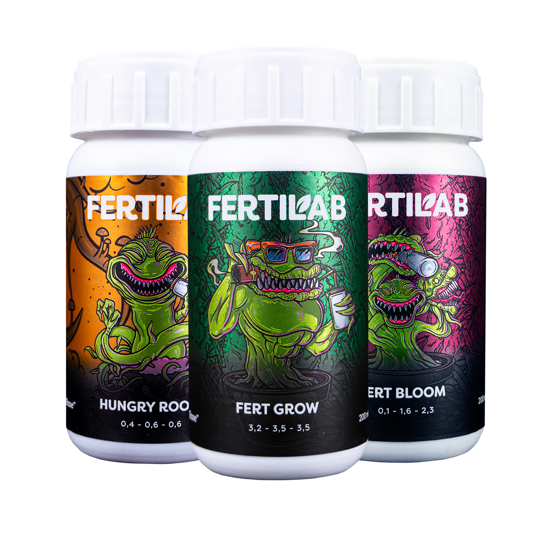 Organic Pack 200 ml - Raíces Crecimiento y Floración | Fertilab ®
